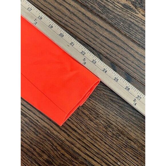 Generation Love Hudson Crepe Blazer Jacket Padded Shoulder Pockets Papaya S NEW - Picture 4 of 10